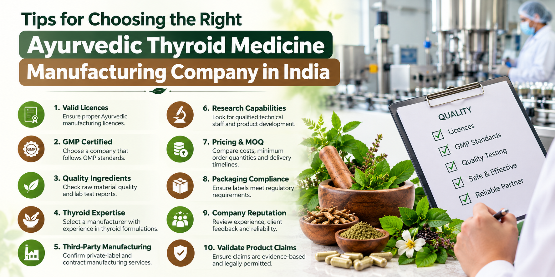 Ayurvedic Thyroid Medicine Manufacturers in India